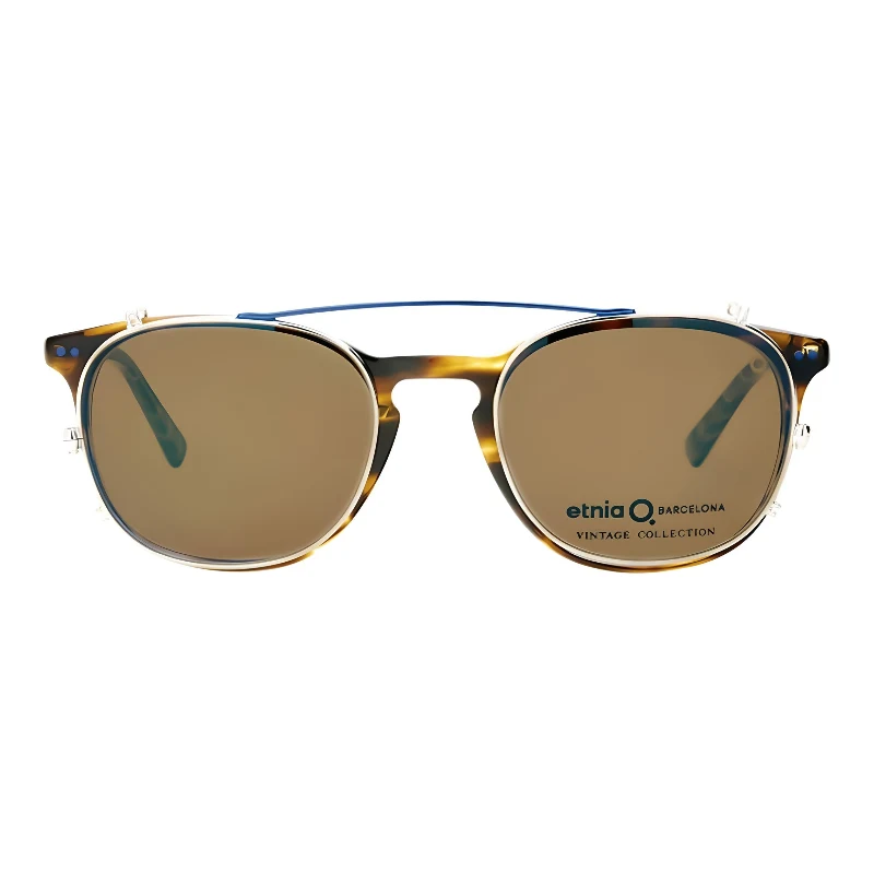 Etnia Barcelona Montauk Clip-On SLBL 51 – clip solaire – clip posé sur la monture, vue de face