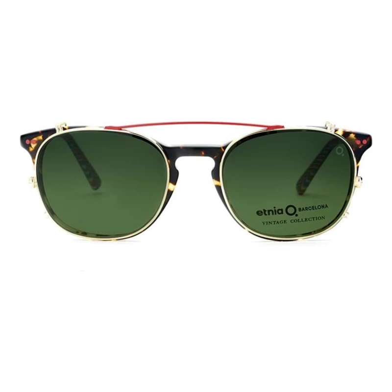 Etnia Barcelona Shoreditch Clip-On GDRD 50 – clip solaire – clip posé sur la monture, vue de face