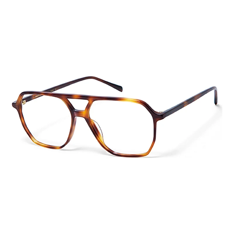 Gigi Barcelona Vermont havane – lunettes de vue pilote – vue de trois-quarts