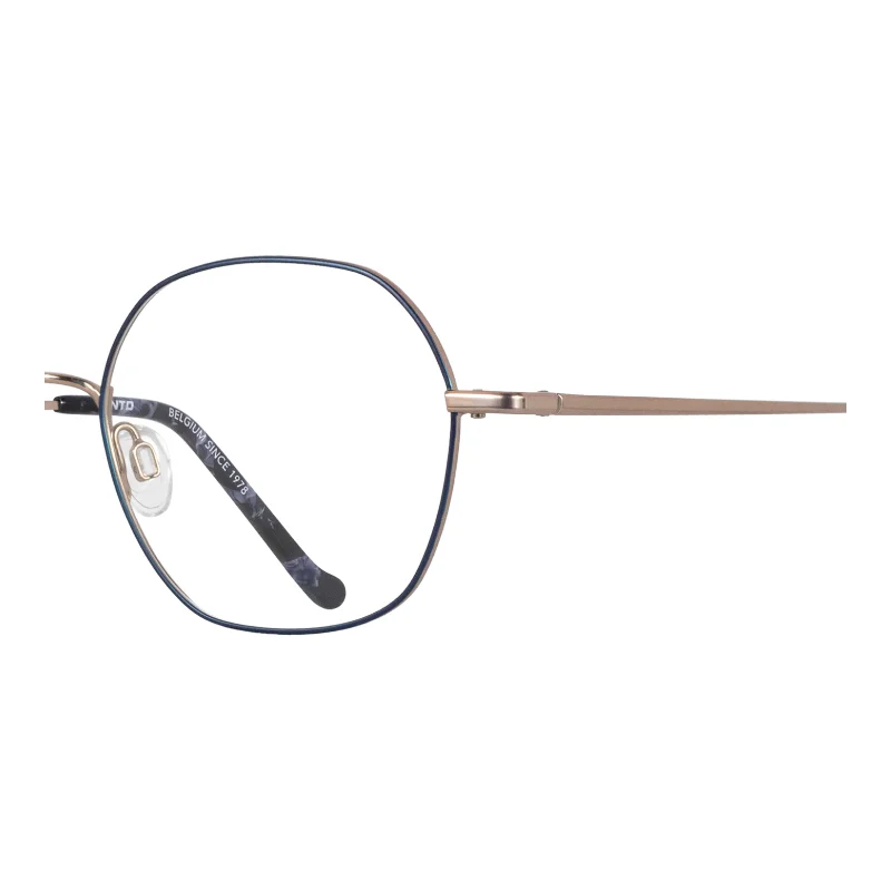 Kinto 4411 Z18 – lunettes de vue métal bleu marine – vue de détail