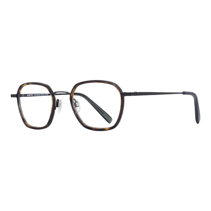 Kinto E001 Z16-175 – lunettes de vue mixtes acétate métal – vue de trois-quarts