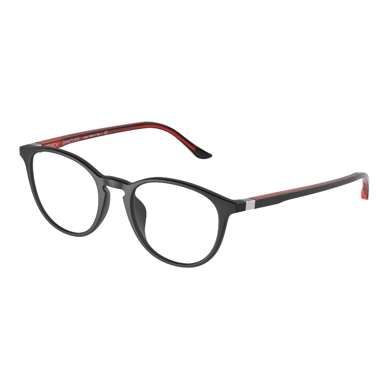 Starck SH3074 Gravity Evo 0002 – lunettes de vue noires – vue de trois-quarts
