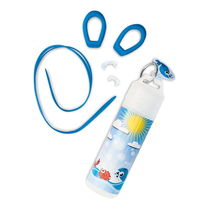 Lunettes de natation correctrices enfant – Shoptic – bleu, kit à assembler
