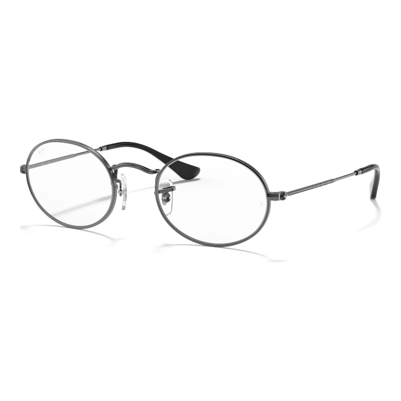 Ray-Ban Oval RX3547V 2502 – lunettes de vue ovales – vue de trois-quarts