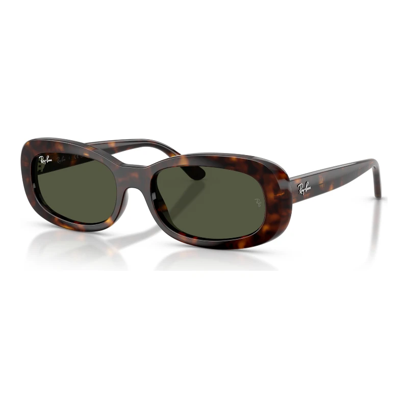 Ray-Ban RB2221 902/31 havane 56 – lunettes de soleil – vue de trois-quarts