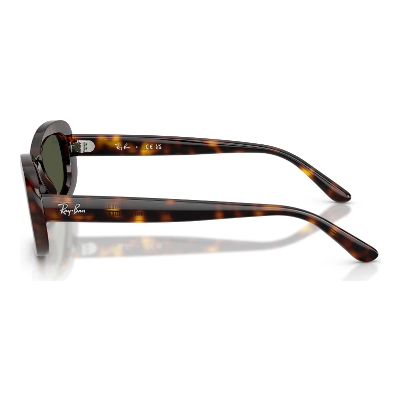 Ray-Ban RB2221 902/31 havane 56 – lunettes de soleil – vue de profil