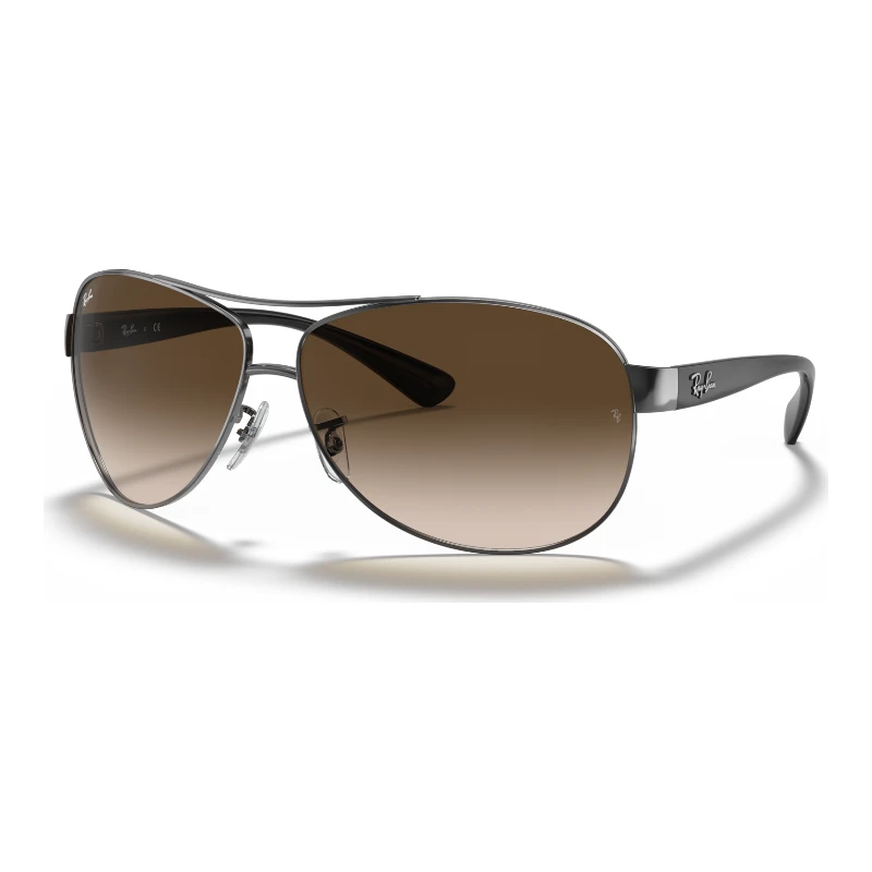 Ray-Ban RB3386 004/13 gun 63 – lunettes de soleil – vue de trois-quarts