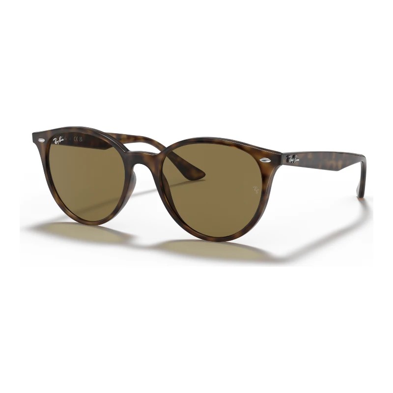 Ray-Ban RB4305 710/73 havane 53 – lunettes de soleil – vue de trois-quarts
