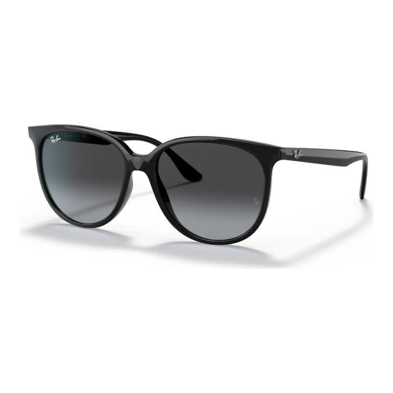 Ray-Ban RB4378 601/8G noir 54 – lunettes de soleil – vue de trois-quarts