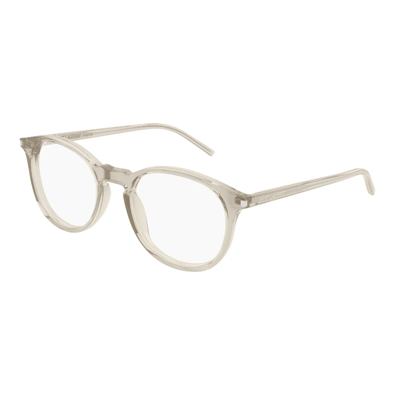 Saint Laurent SL 106 024 jaune 50 – lunettes de vue – vue de trois-quarts