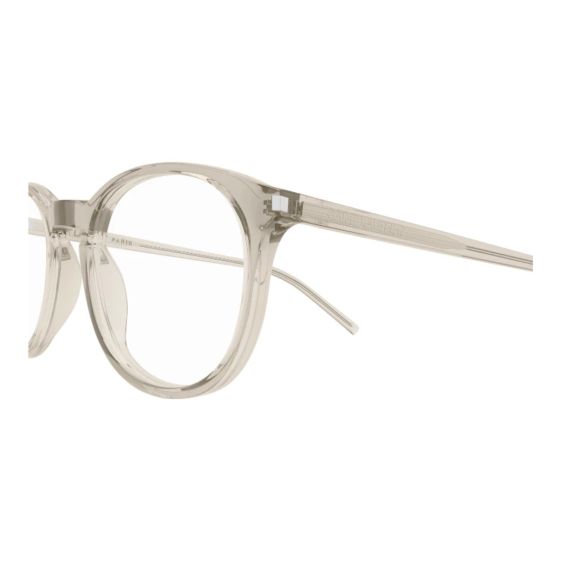 Saint Laurent SL 106 024 jaune 50 – lunettes de vue – vue de profil