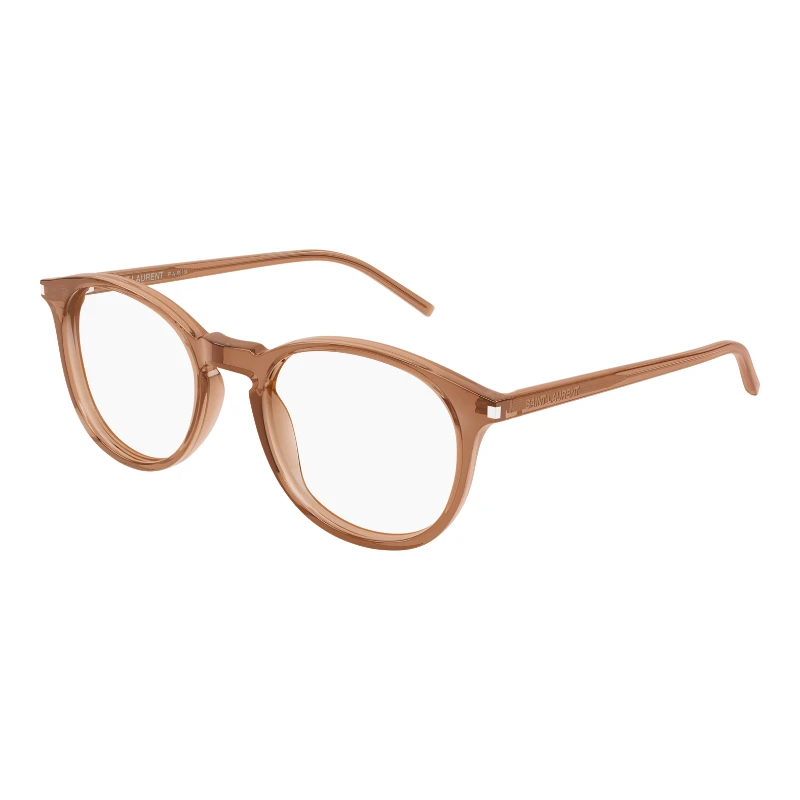 Saint Laurent SL 106 027 marron 50 – lunettes de vue – vue de trois-quarts