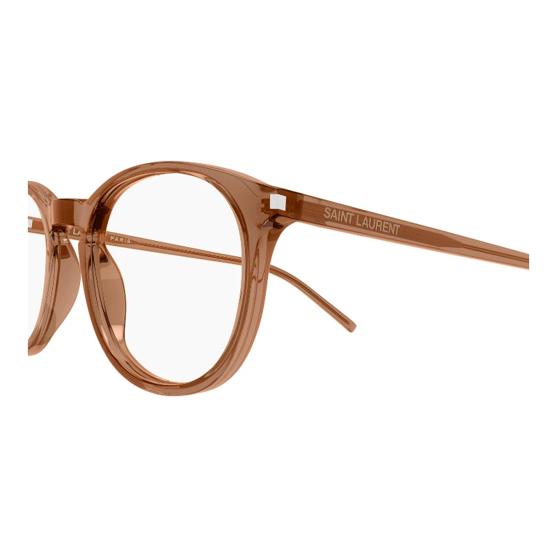Saint Laurent SL 106 027 marron 50 – lunettes de vue – vue de profil