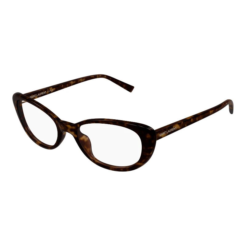 Saint Laurent SL 822 002 havane 52 – lunettes de vue – vue de trois-quarts