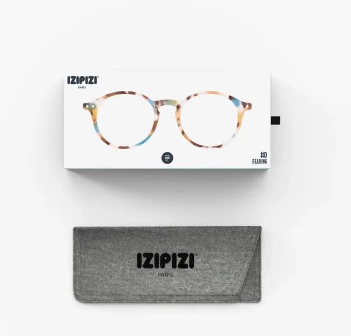 #D blue tortoise  izipizi reading