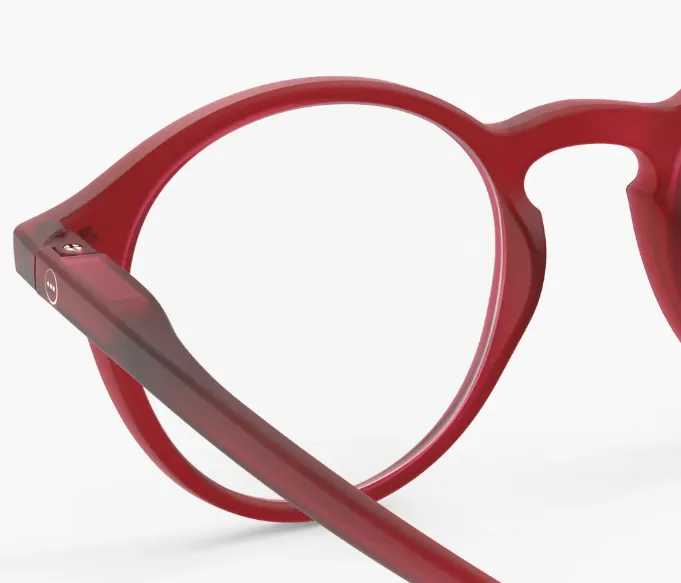 #D cherry Red izipizi reading