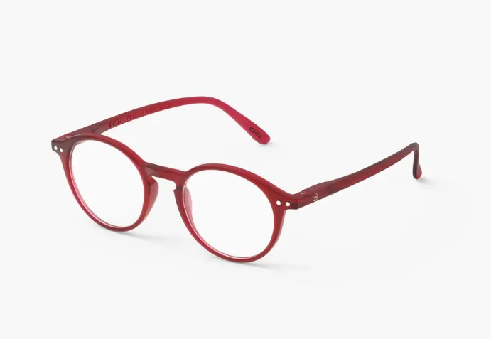 #D cherry Red izipizi reading