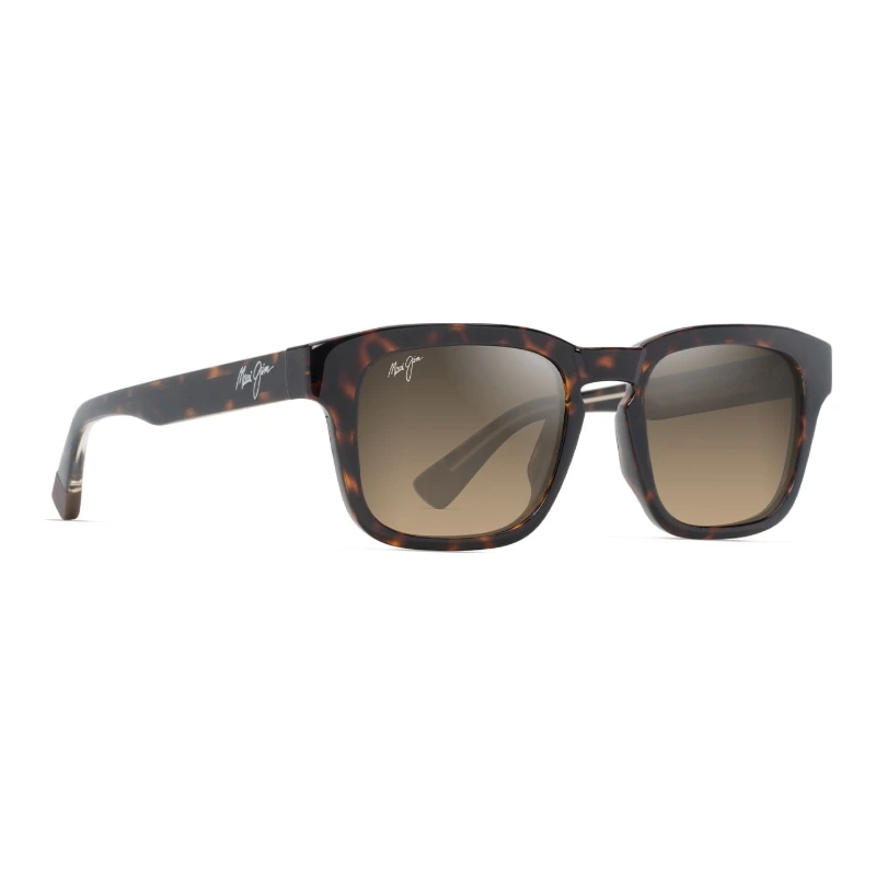 Maui Jim Maluhia MJ0643S-002 – Solaire havane jaune bronze – vue de trois-quarts