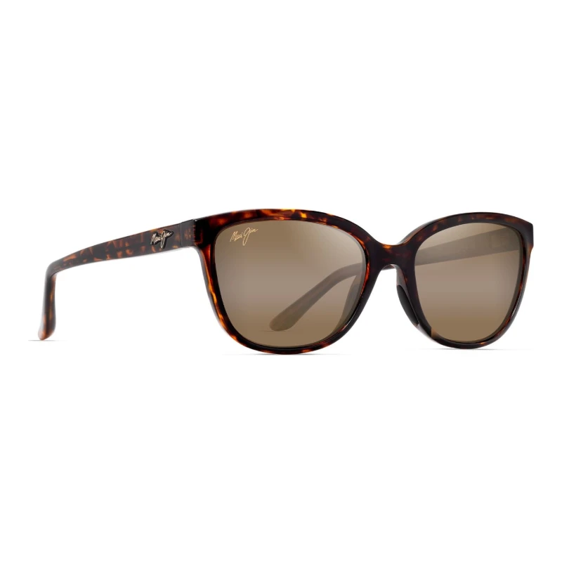 Maui Jim Honi MJ0758S-005 – Solaire œil de chat havane – vue de trois-quarts