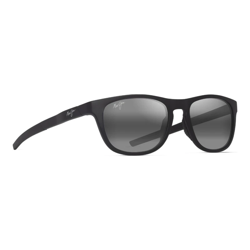 Maui Jim Melemele MJ0597S-001 – Solaire homme noir mat – vue de trois-quarts