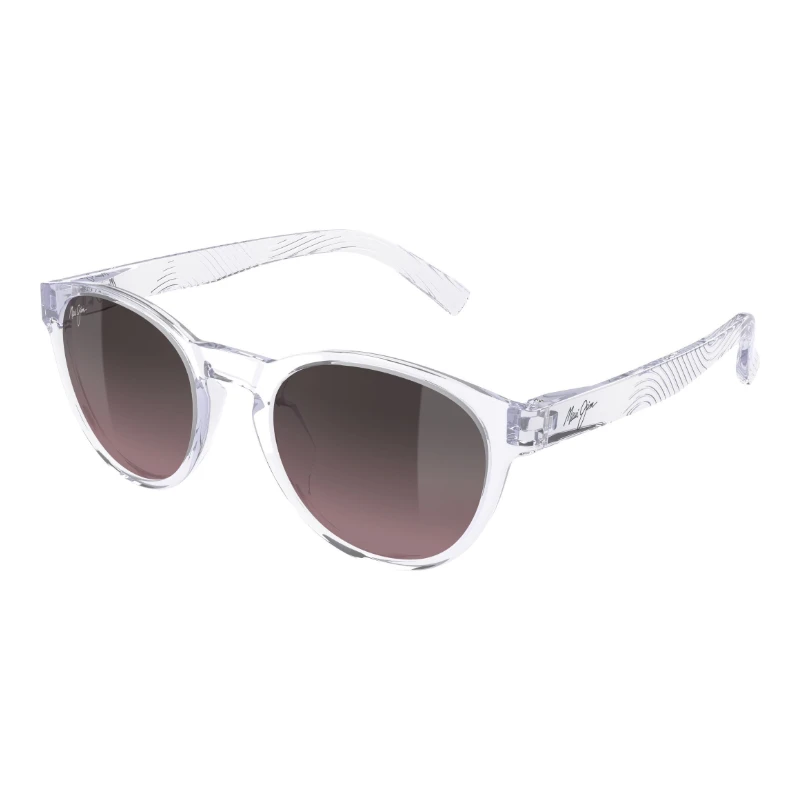 Maui Jim Lawena MJ0364S-003 – Ronde cristal Maui Rose – vue de trois-quarts
