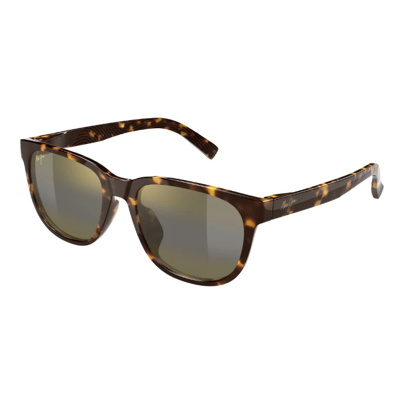 Maui Jim Puali Asian Fit MJ0365SA-002 – Solaire homme havane – vue de trois-quarts