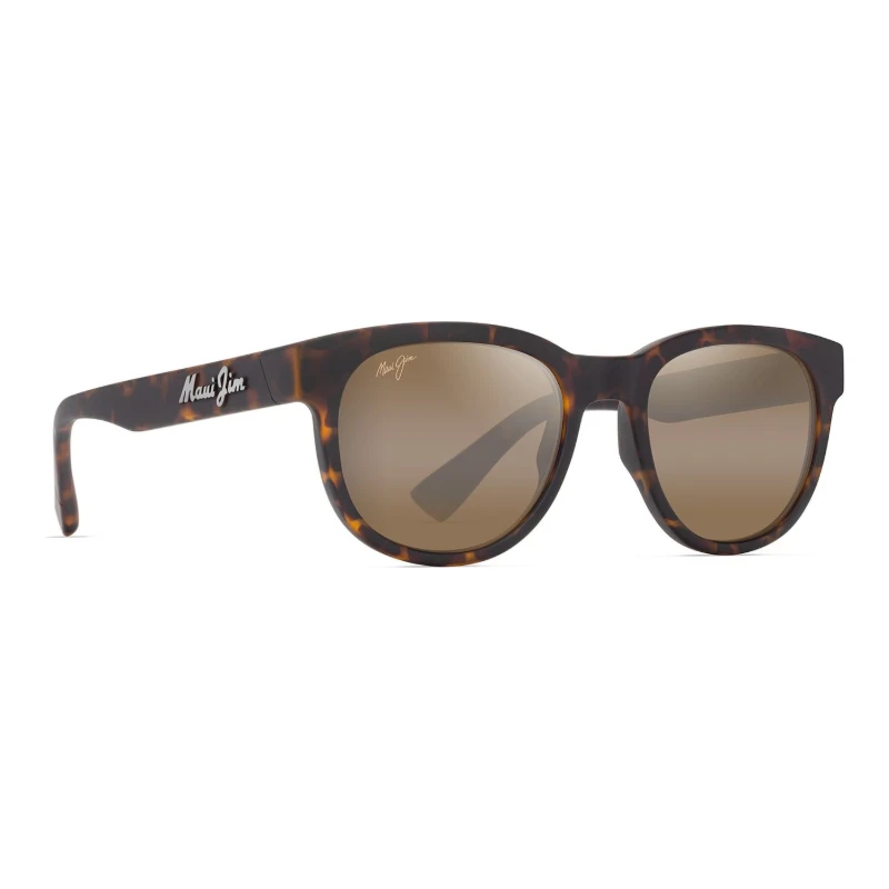 Maui Jim Maoli MJ0668S-002 – Solaire rétro havane mat – vue de trois-quarts