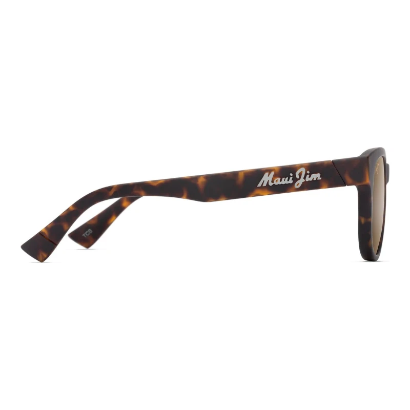 Maui Jim Maoli MJ0668S-002 – Solaire rétro havane mat – vue de profil