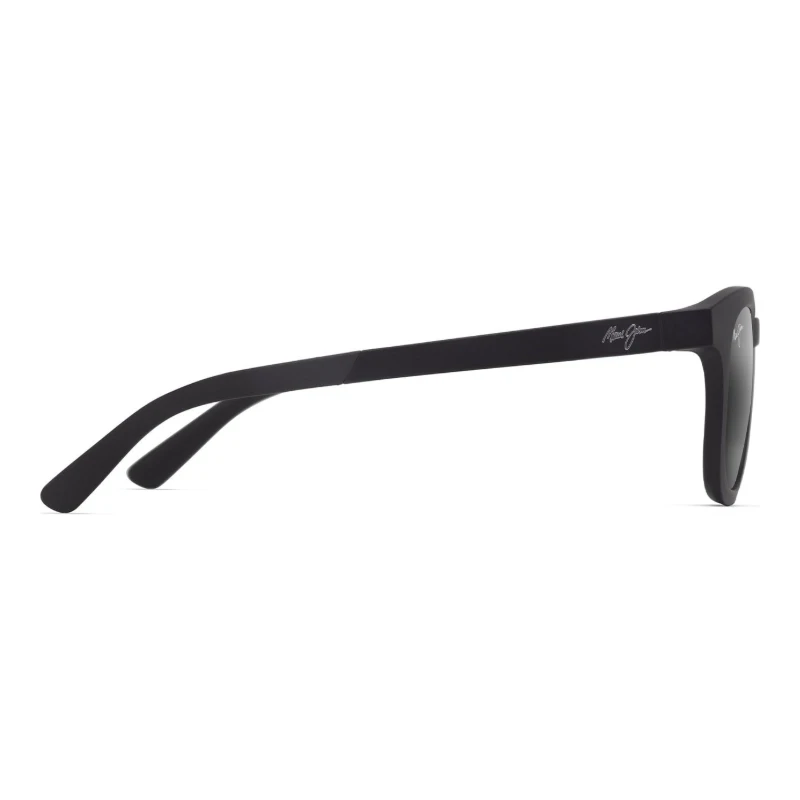 Maui Jim Koko Head MJ0737S-007 – Solaire ronde noir mat – vue de profil