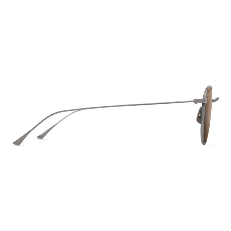 Maui Jim Kaapeha MJ0691S-002 – Solaire ronde en titane – vue de profil