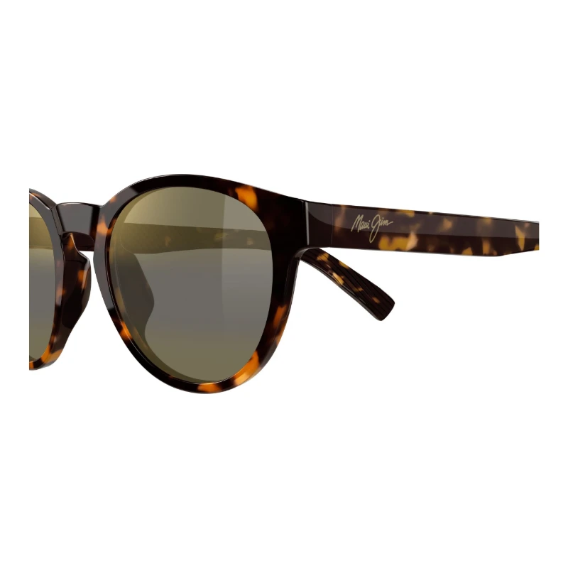 Maui Jim Lawena MJ0364S-002 – Solaire ronde havane bronze – vue de profil