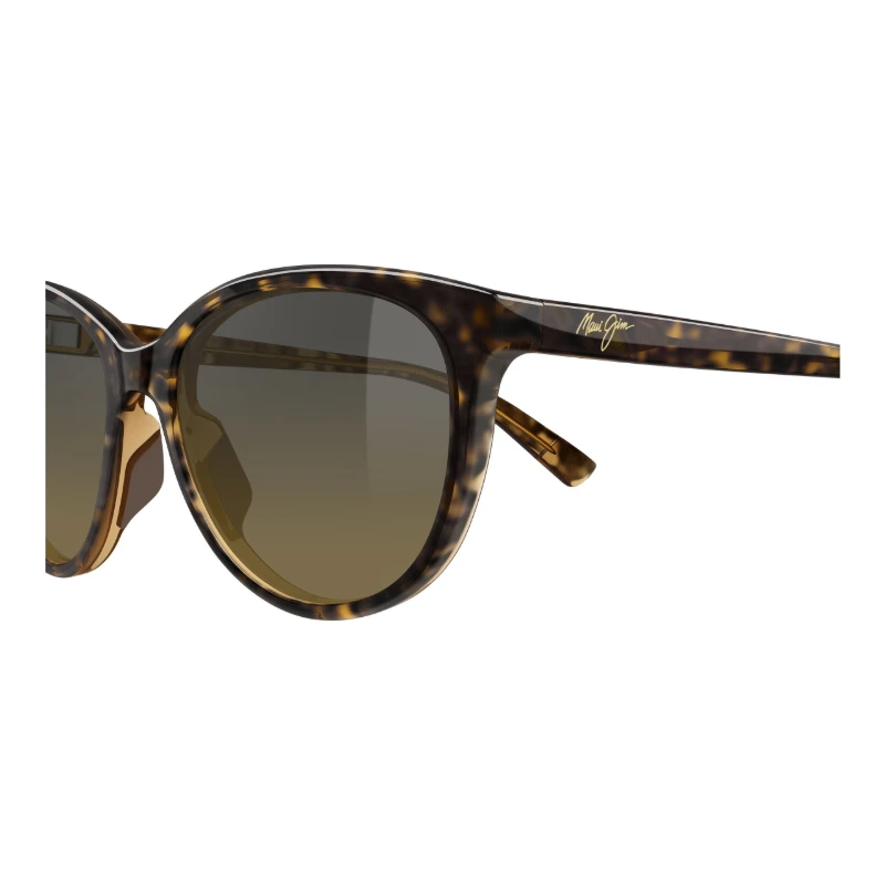 Maui Jim Kalawa MJ0359S-002 – Solaire femme havane arrondie – vue de profil