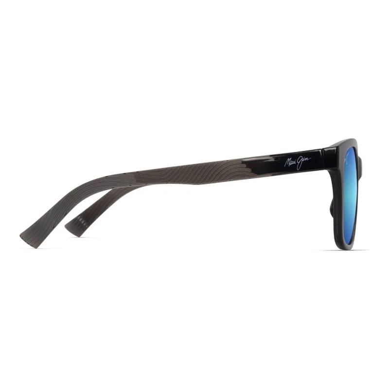 Maui Jim Owelo Asian Fit MJ0346SA-002 – Gris Blue Hawaii – vue de profil