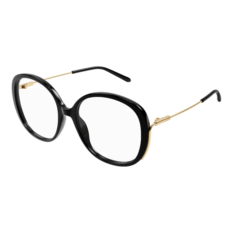 Chloé CH0172O 001 noir – lunettes de vue femme | Michils – vue de trois-quarts