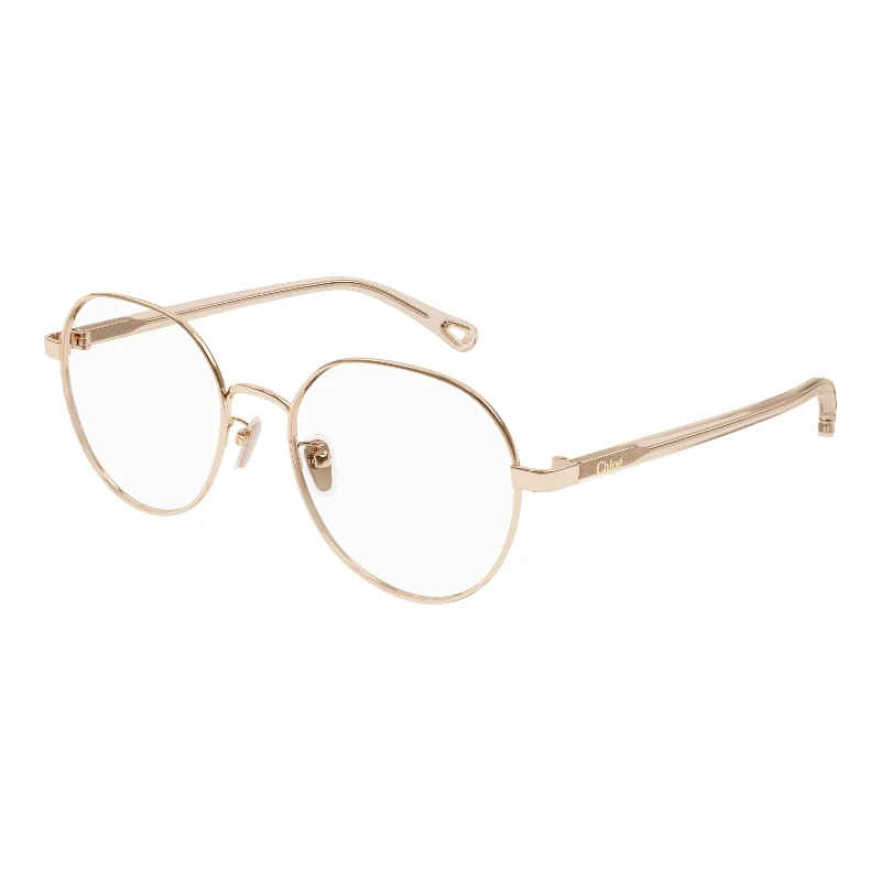 Chloé CH0246OA 002 or – lunettes rondes Asian Fit | Michils – vue de trois-quarts