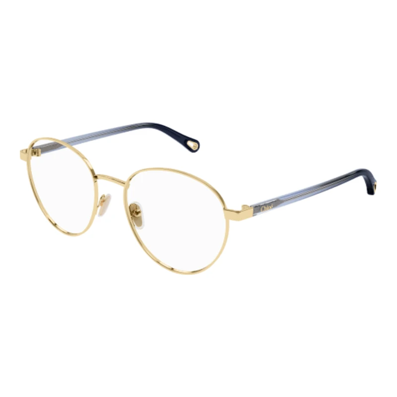 Chloé Franky CH0269O 001 or bleu – lunettes de vue | Michils – vue de trois-quarts