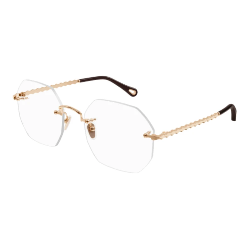 Chloé CH0270O 002 or – lunettes percées femme | Michils – vue de trois-quarts