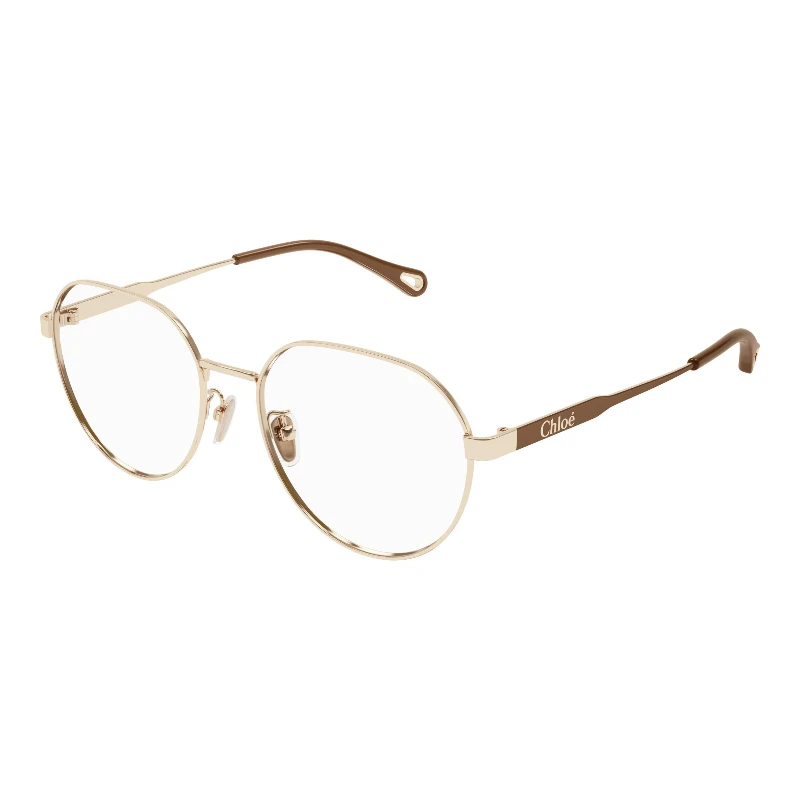 Chloé CH0275OA 003 or – lunettes rondes Asian Fit | Michils – vue de trois-quarts
