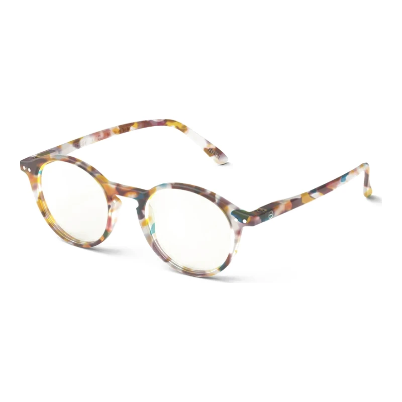 IZIPIZI #D Screen Blue Tortoise – Lunettes écran – vue de trois-quarts