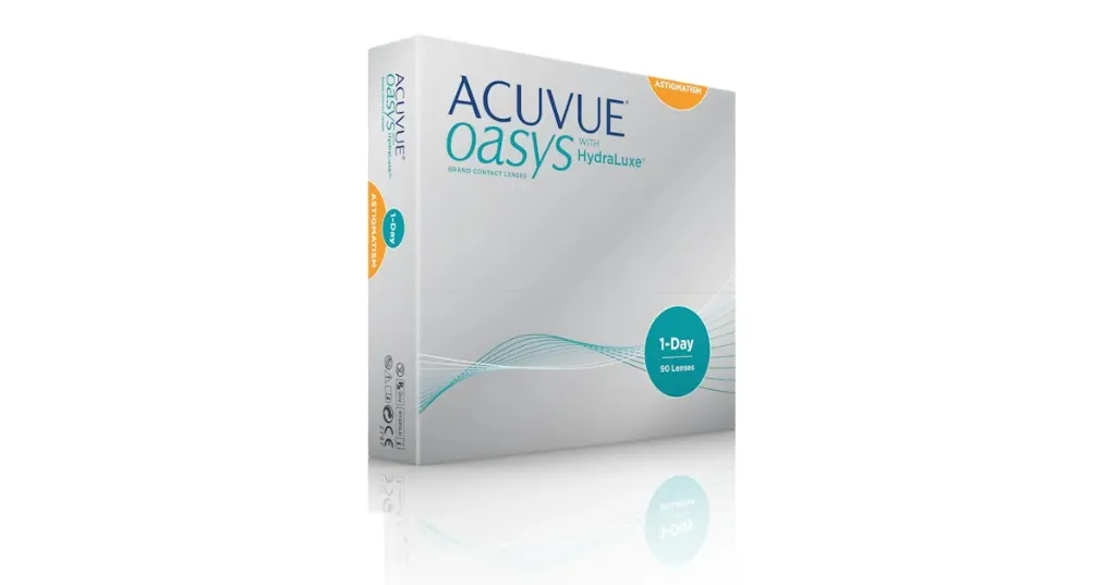 Acuvue Oasys 1-Day for Astigmatism 90 lentilles