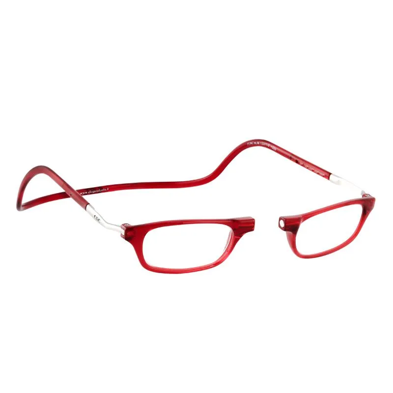 Clic Original - Lunettes de lecture aimantées Rouge