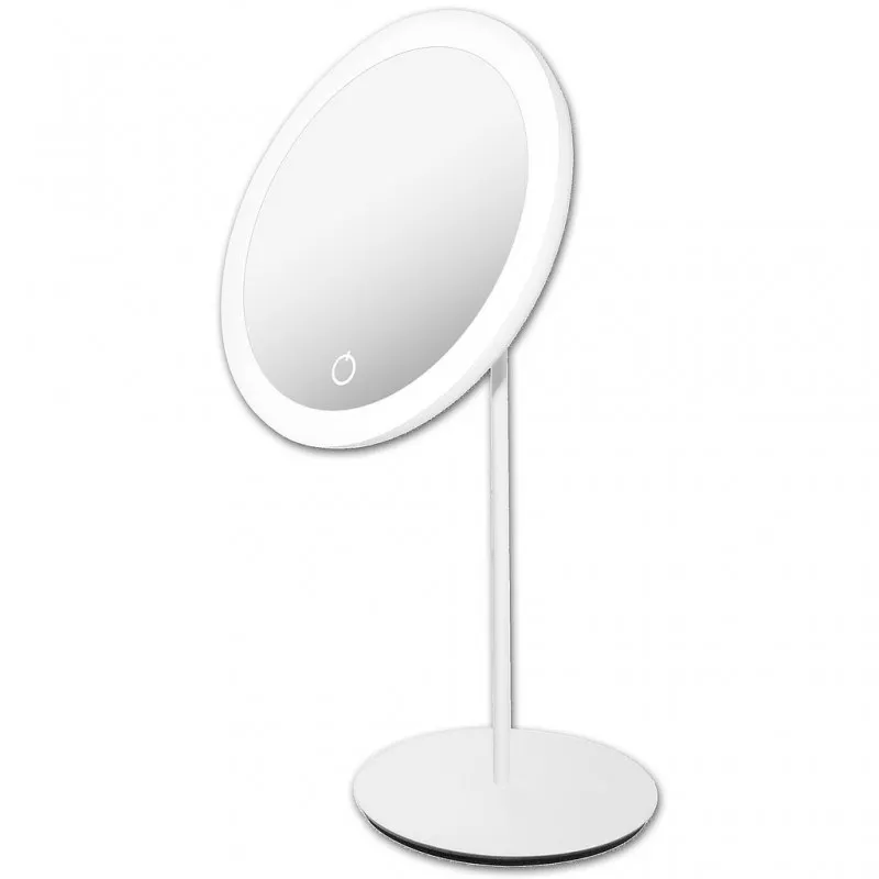 Miroir rond grossissant 5x avec éclairage LED