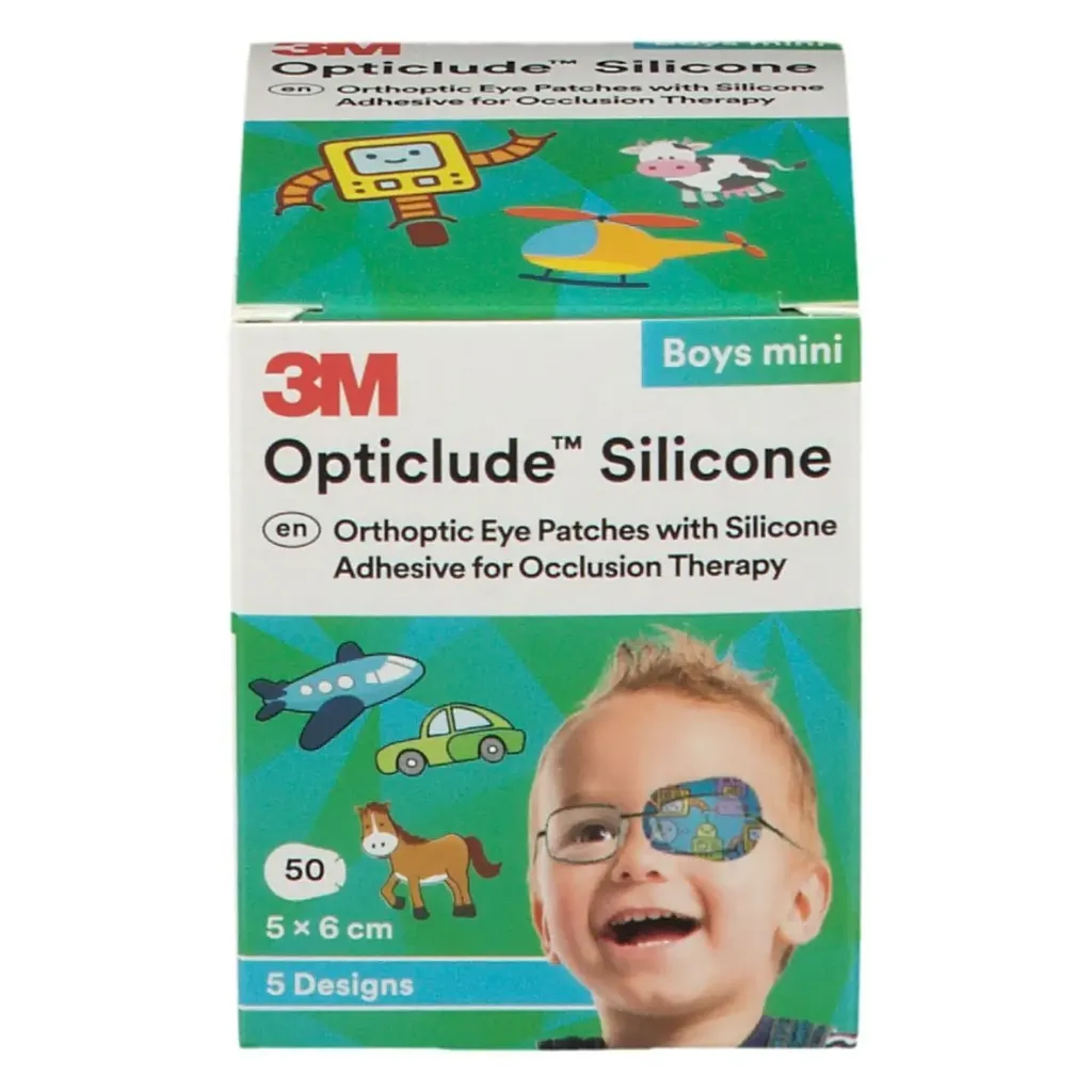 Opticlude Silicone 3M taille Mini– Boîte de 50 pièces (Fille)