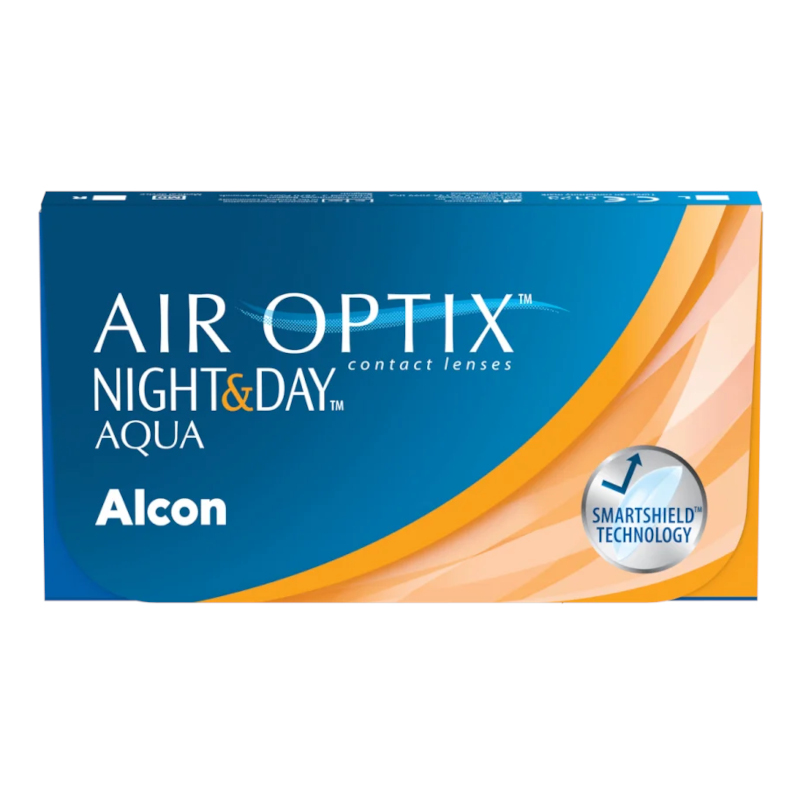 Air Optix Night & Day Aqua – 3 lentilles mensuelles