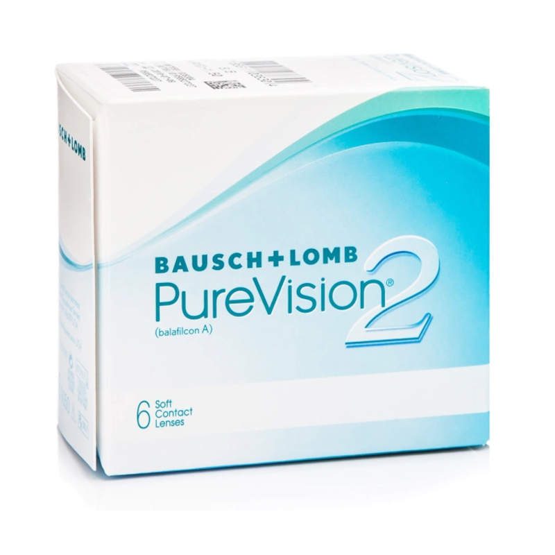 PureVision 2 HD – 6 lentilles mensuelles