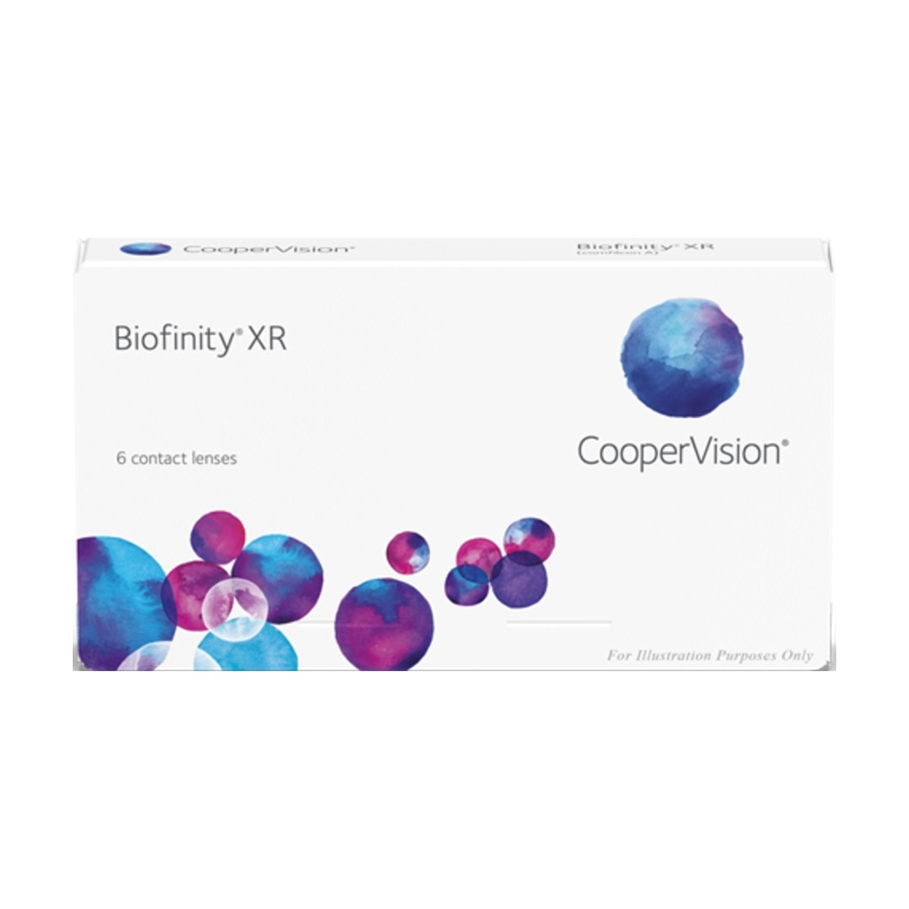 Biofinity XR – 6 lentilles mensuelles fortes corrections