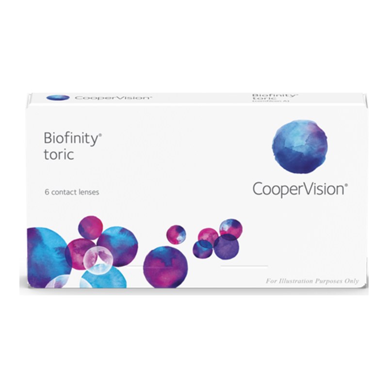 Biofinity Toric – 6 lentilles mensuelles astigmates