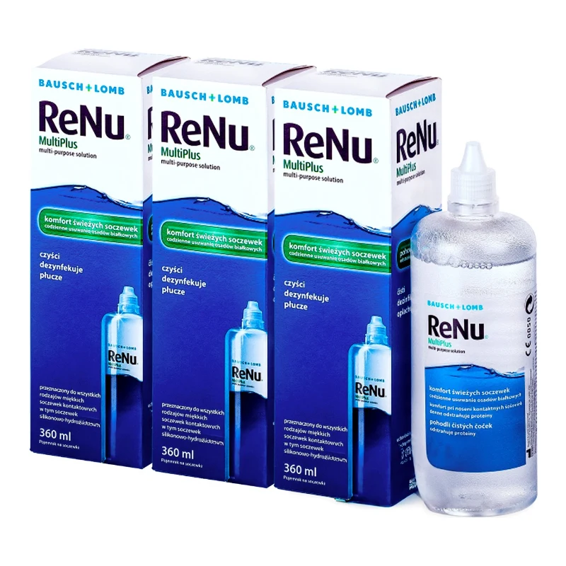 Renu MultiPlus 3x360 ml (6 mois) Bausch + Lomb